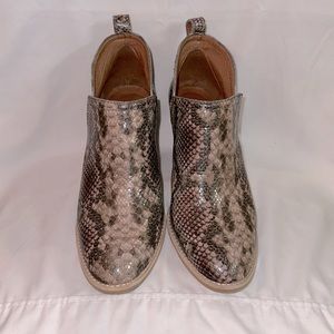 Jeffrey Campbell Sz.9.5M Python Leather Booties